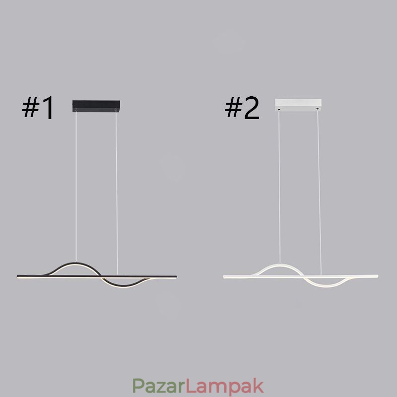 Stílusos függőlámpa alumínium Art Wave mennyezeti lámpa