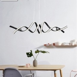 Minimalista függőlámpa alumínium Art Minimalista spirál mennyezeti lámpa
