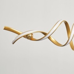 Minimalista függőlámpa alumínium Art Minimalista spirál mennyezeti lámpa