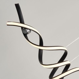 Minimalista függőlámpa alumínium Art Minimalista spirál mennyezeti lámpa