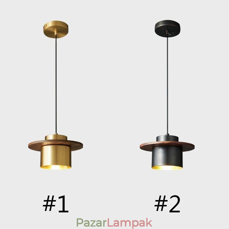 Modern függőlámpa Egy könnyű sárgaréz függőlámpa sziget