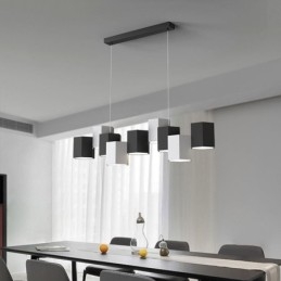 Modern hatszögletű függő fényű kreatív kombinációs függőlámpa
