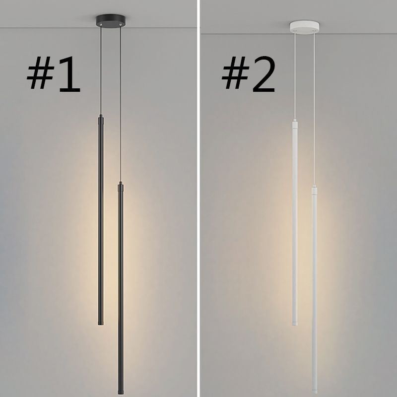 Függesztett lámpa Nordic Long Tube függőlámpa sziget