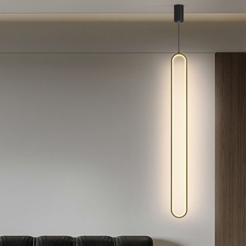 Modern függőlámpa Minimalista ovális függőlámpa