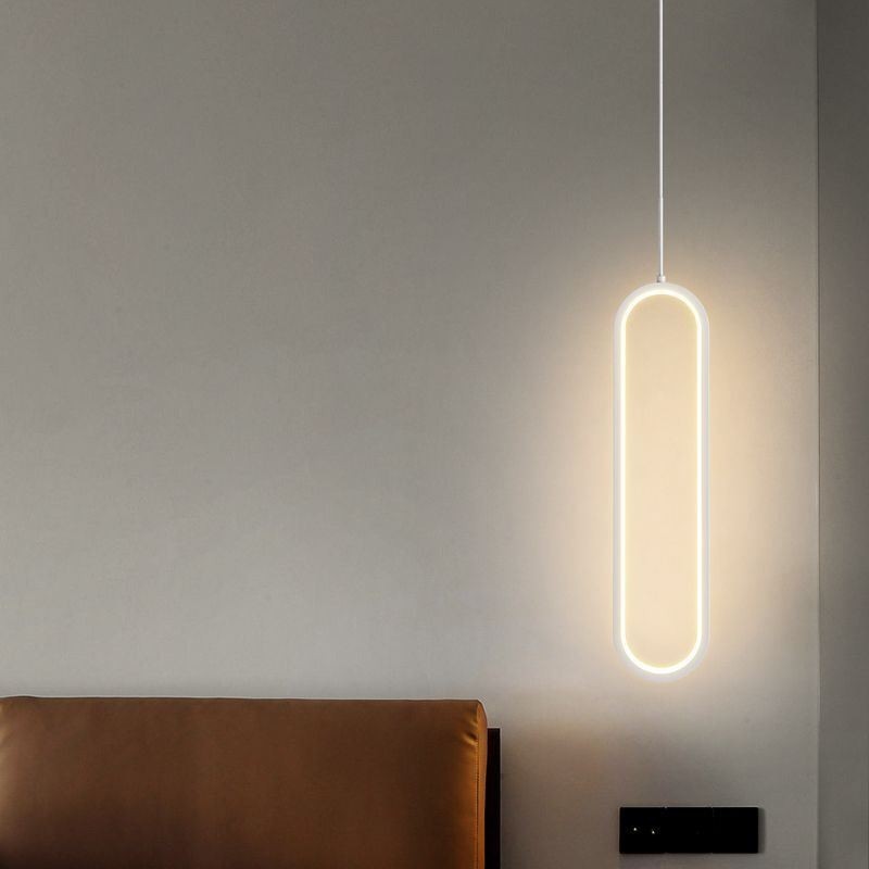 Modern függőlámpa Minimalista ovális függőlámpa