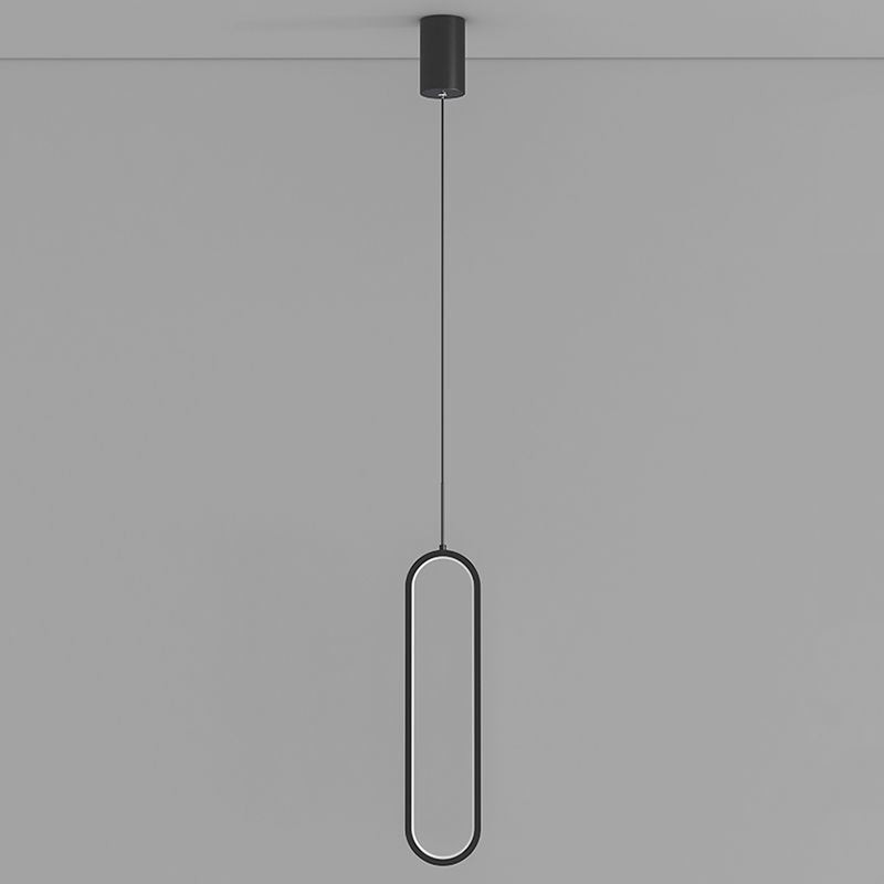 Modern függőlámpa Minimalista ovális függőlámpa