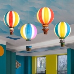 Színes hőlégballon függőlámpa akril dekorációs lámpa
