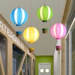 Színes hőlégballon függőlámpa akril dekorációs lámpa