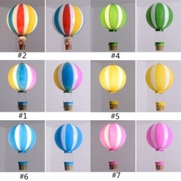 Színes hőlégballon függőlámpa akril dekorációs lámpa