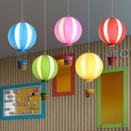 Színes hőlégballon függőlámpa akril dekorációs lámpa