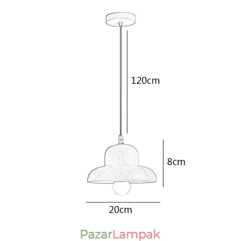 Japán fa függőlámpa függőlámpa