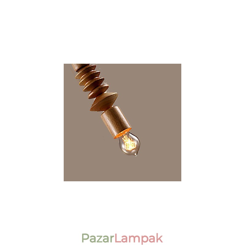 Csillár Mini stílusú hagyományos klasszikus fa bambusz