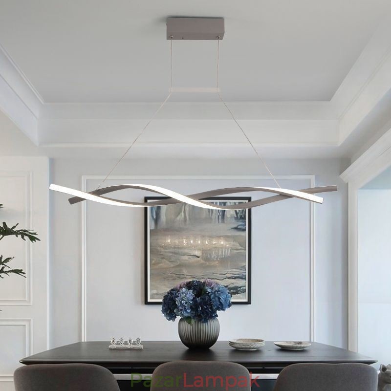 Modern függőlámpa Twist Design függőlámpa étkező