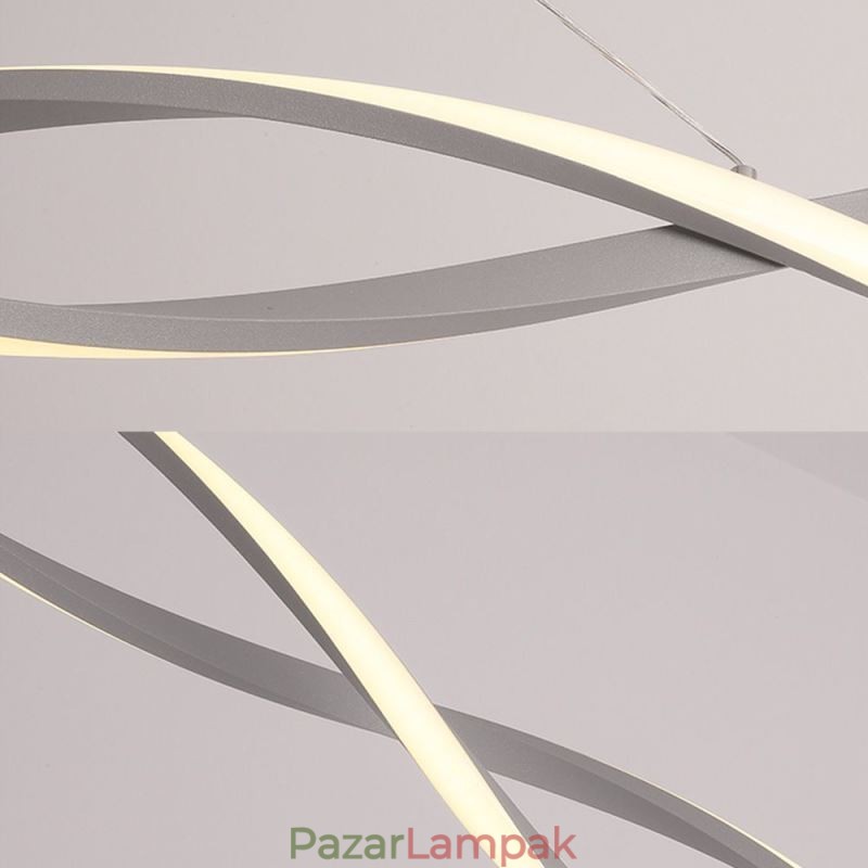 Modern függőlámpa Twist Design függőlámpa étkező