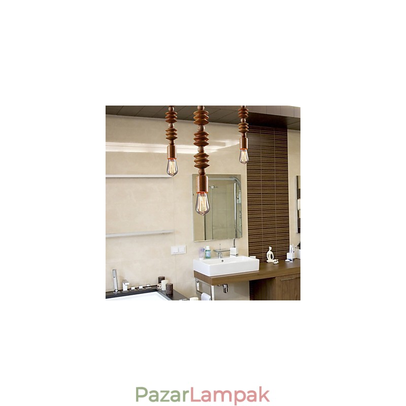 Csillár Mini stílusú hagyományos klasszikus fa bambusz