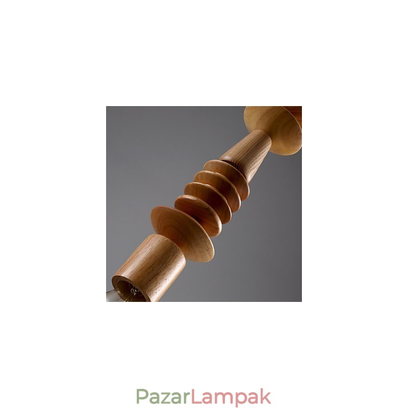 Csillár Mini stílusú hagyományos klasszikus fa bambusz