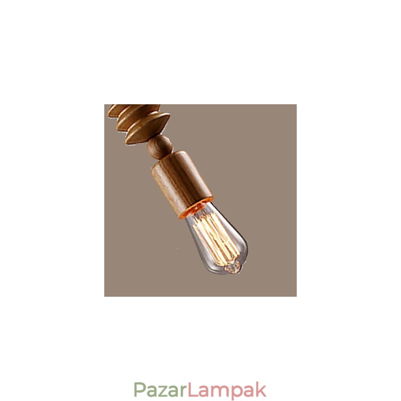 Csillár Mini stílusú hagyományos klasszikus fa bambusz
