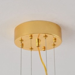 Maple Leaf Pendant Light Európai lakberendezési üvegcsillár
