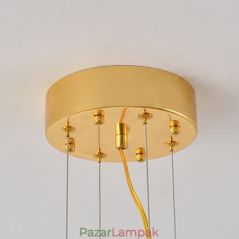 Maple Leaf Pendant Light Európai lakberendezési üvegcsillár