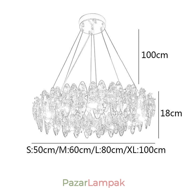 Posztmodern luxus függőlámpa Modern minimalista függőlámpa