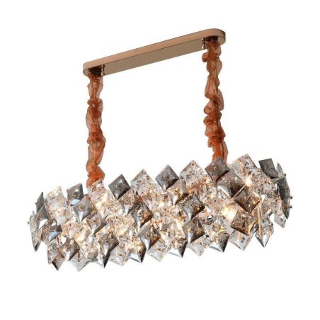 Európai üvegcsillár kreatív fényű luxus függesztett világítás