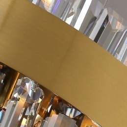 Luxus üvegcsillár európai stílusú függőlámpa nappali