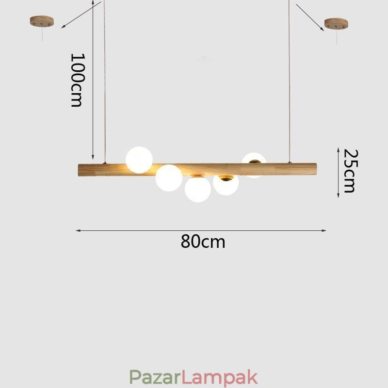 Magic Bean függőlámpa facsíkos függőlámpa