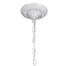 Chandelier Mini Style Country Garage fehér + kék Üveg lámpák