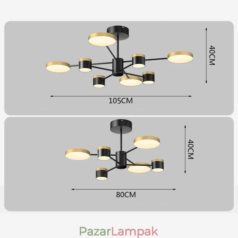 Csillagcsillár vetítési függőlámpa