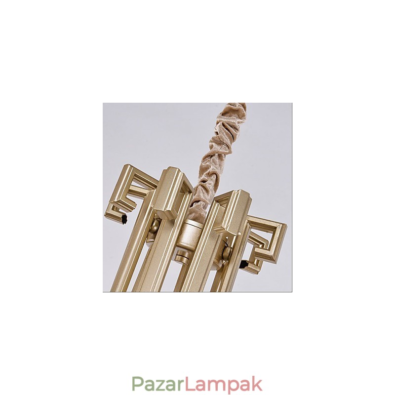 A kínai stílusú csillár vas-réz utánzatú léglámpák