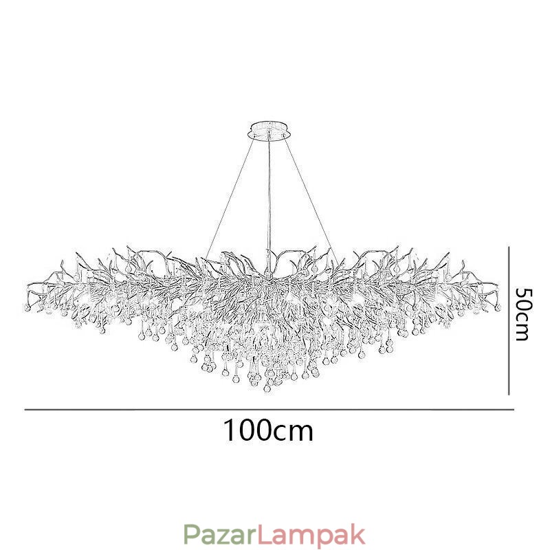 Luxus kristálycsillár arany modern mennyezeti függőlámpa étkező