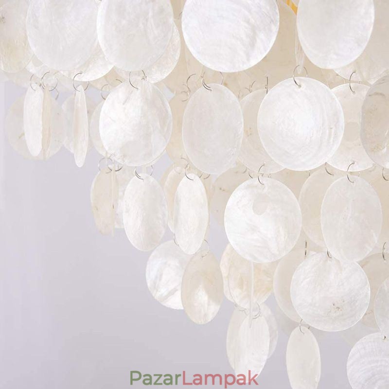 Európai Seashell függőlámpa Kortárs függőlámpa