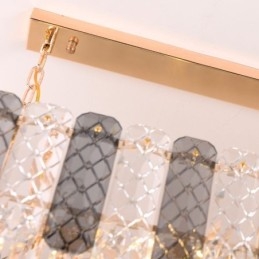 Modern kristály függőlámpa luxus ovális függőlámpa