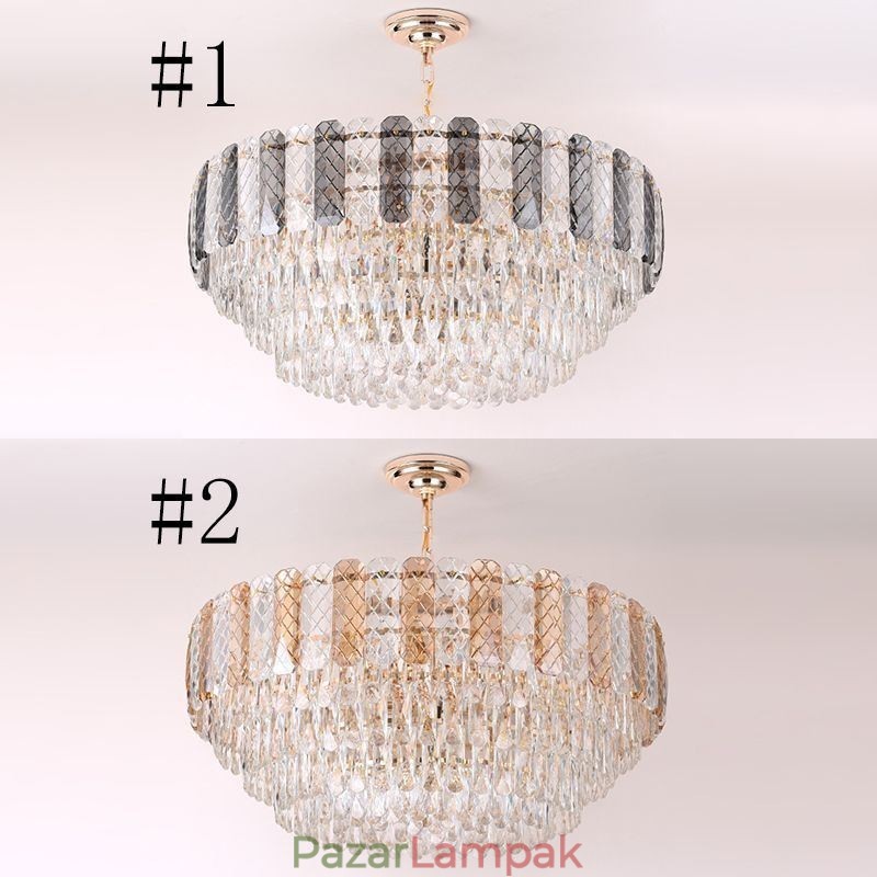 Luxus európai függőlámpa kristály mennyezeti lámpa