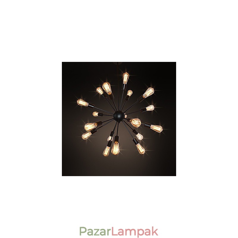 Country Designers Antik sárgaréz fém csillár