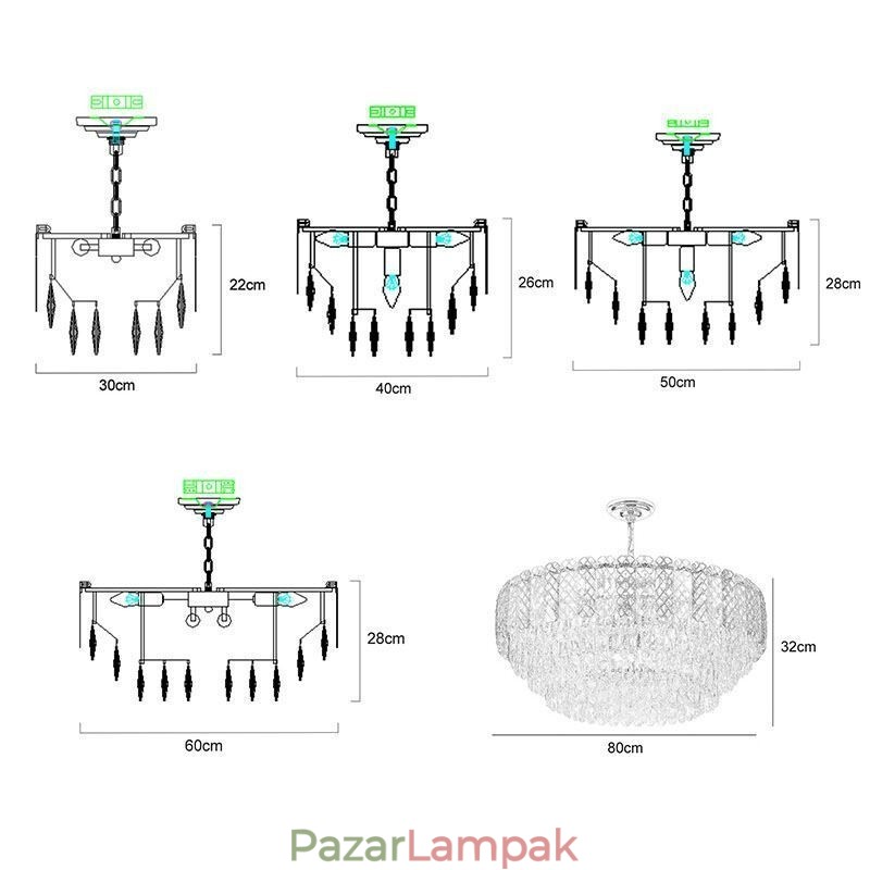Luxus európai függőlámpa kristály mennyezeti lámpa