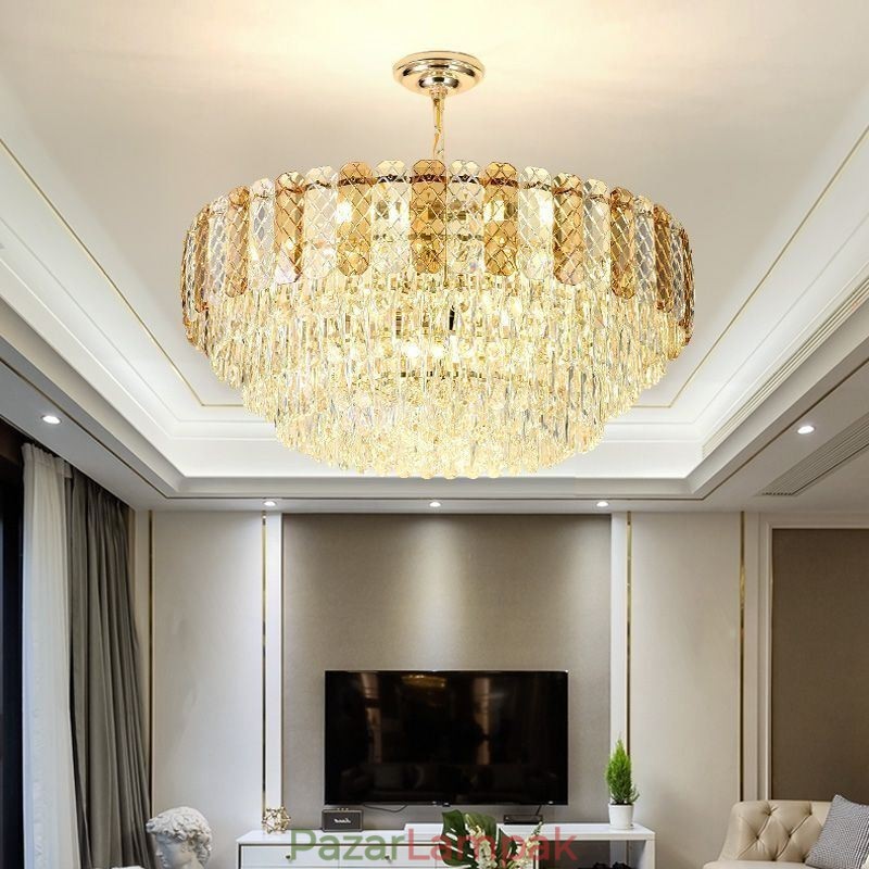 Luxus európai függőlámpa kristály mennyezeti lámpa