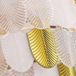 Crystal Elegant Leaf függőlámpa Mennyezeti függőlámpa