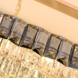 K9 kristály függőlámpa luxus ovális függőlámpa