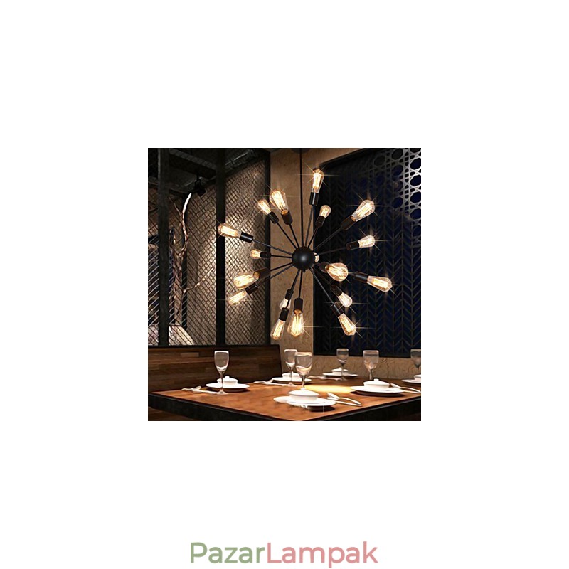 Country Designers Antik sárgaréz fém csillár