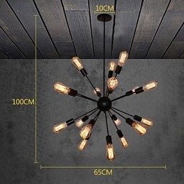 Country Designers Antik sárgaréz fém csillár