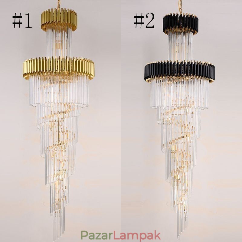 Modern K9 kristály függőlámpa mennyezeti lámpatest