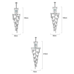 Luxus függőlámpa Nagy függőlámpa 12 16 18 Fények