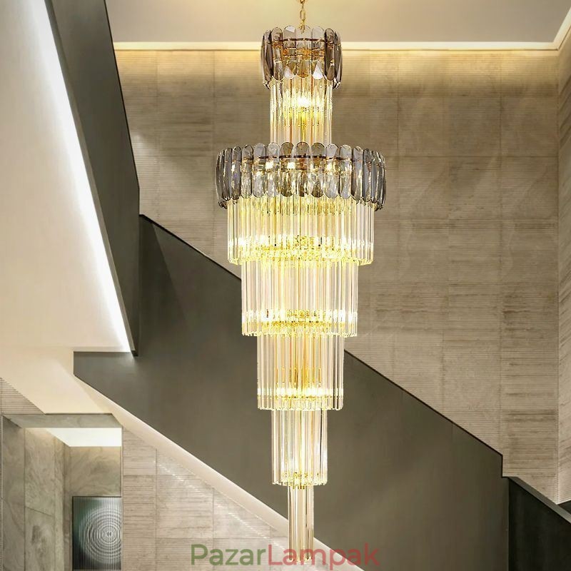 Európai függőlámpa Modern, látványos K9 mennyezeti lámpa