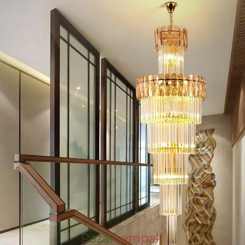 Európai függőlámpa Modern, látványos K9 mennyezeti lámpa