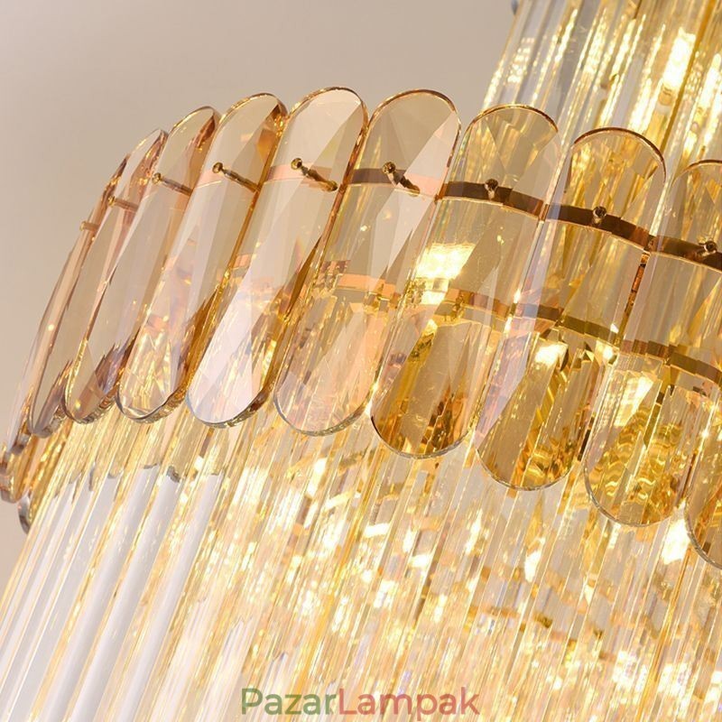 Európai függőlámpa Modern, látványos K9 mennyezeti lámpa