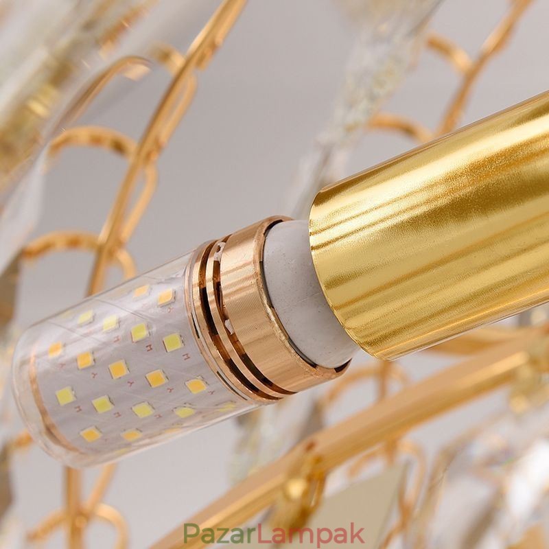 Európai függőlámpa Modern, látványos K9 mennyezeti lámpa