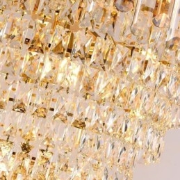 Luxus arany függőlámpa kristály mennyezeti lámpatest