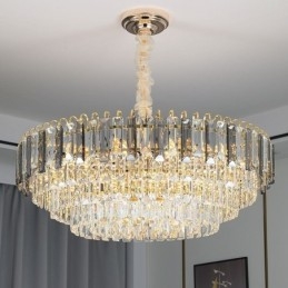 Kristály függőlámpa luxus mennyezeti világítás 12 16 lámpa
