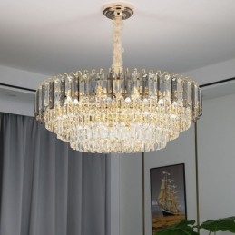 Kristály függőlámpa luxus mennyezeti világítás 12 16 lámpa